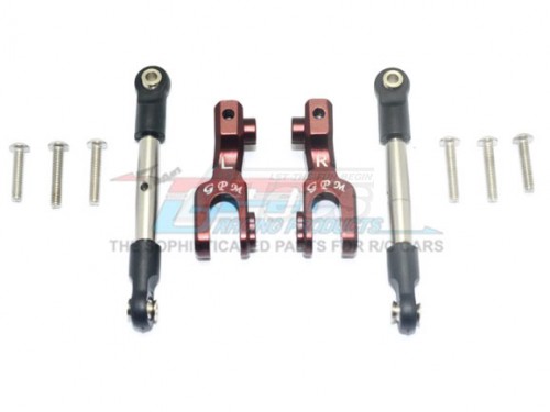 GPM Racing Traxxas Unlimited Desert Racer Aluminium Front Sway Bar & Stainless Steel Linkage - 10Pcs Set Brown
