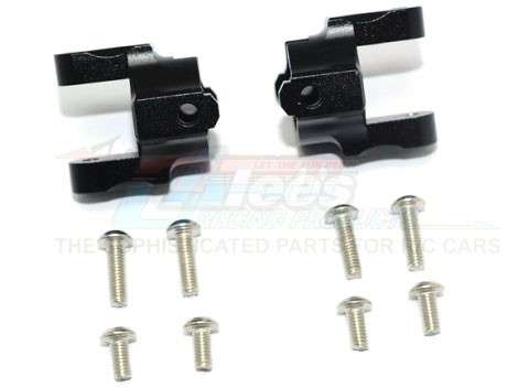 GPM Racing HPI Venture Aluminium Front C Hubs - 10Pc Set Black