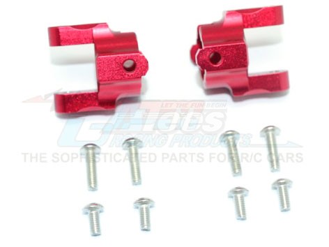 GPM Racing HPI Venture Aluminium Front C Hubs - 10Pc Set Red