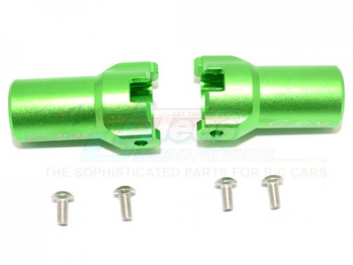 GPM Racing HPI Venture Aluminium Rear Axle Adapter - 6Pc Set Green