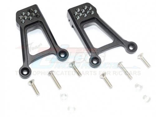 GPM Racing HPI Venture Aluminium Adjustable Front Damper Mount - 12Pc Set Black