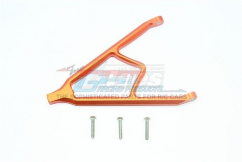 GPM Racing HPI Venture Aluminium Front Upper Link Mount - 4Pcs Set Orange