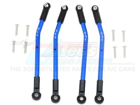 GPM Racing HPI Venture Aluminium Adjustable Suspension Links - 12Pc Set Blue