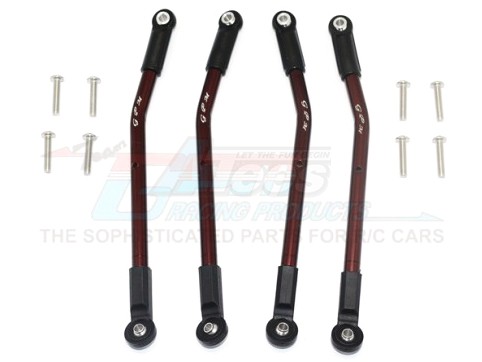 GPM Racing HPI Venture Aluminium Adjustable Suspension Links - 12Pc Set Brown