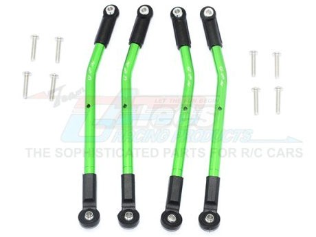 GPM Racing HPI Venture Aluminium Adjustable Suspension Links - 12Pc Set Green