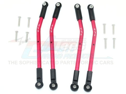 GPM Racing HPI Venture Aluminium Adjustable Suspension Links - 12Pc Set Red