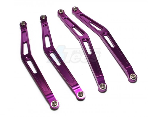GPM Racing Axial Wraith Aluminum Rock Buggy Llinks Set - 4 Pcs Purple