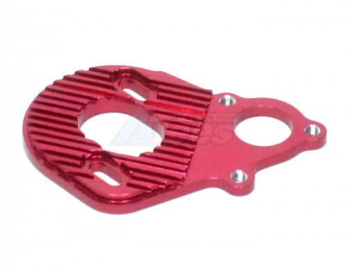 GPM Racing Axial Wraith Aluminum Motor Plate For AX10 Scorpion - 1pc Red