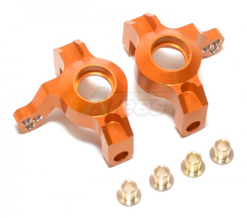GPM Racing Axial Wraith Aluminum Steering Front Knuckles - 1 Pair Gold