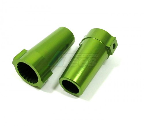 GPM Racing Axial Wraith Aluminum Steering Rear Knuckles - 1Pair Set Green