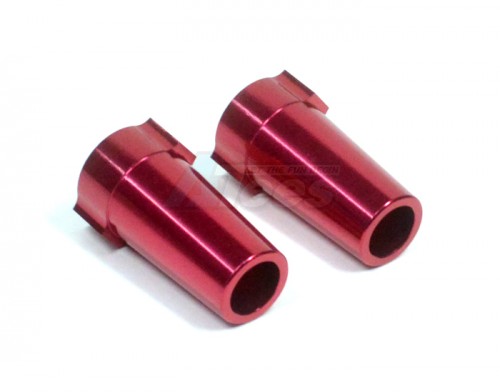 GPM Racing Axial Wraith Aluminum Steering Rear Knuckles - 1 Pair Set Red