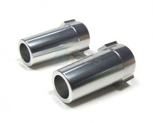 GPM Racing Axial Wraith Aluminum Steering Rear Knuckles - 1Pair Set Silver