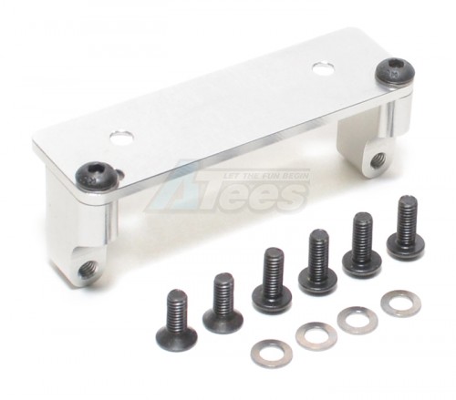 GPM Racing Axial Wraith Aluminum Servo Mount - 3Pcs Set Silver