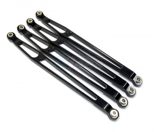 GPM Racing Axial Wraith Aluminum Wraith Lower Tube Frame Brace 4 Pieces Set Black