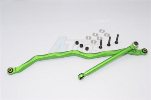 GPM Racing Axial Wraith Aluminium Steering Link - 2Pcs Set (For Wraith / Wraith Ax90045) Green