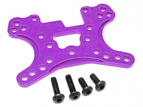 GPM Racing HPI WR8 Aluminium Front/Rear Shock Tower - 1 Pc Set Purple