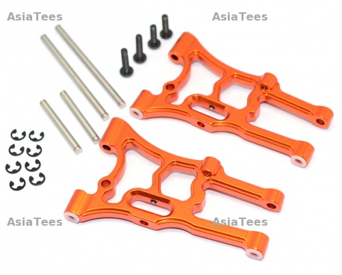 GPM Racing HPI WR8 Aluminium Front Suspension Arm-1 Pair Set Orange