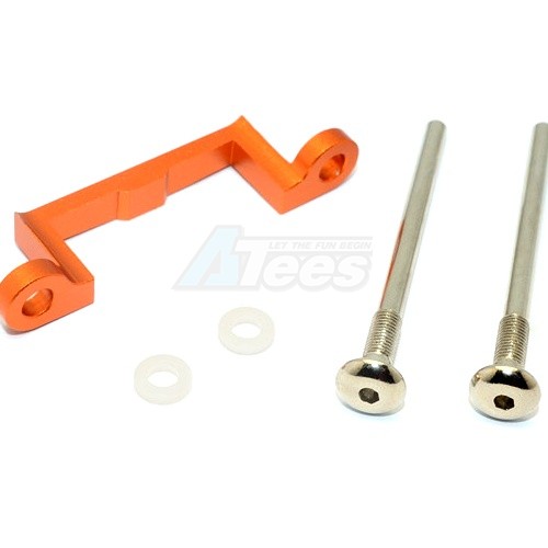 GPM Racing Tamiya WR02 Aluminium Front/Rear Arm Bulk - 1Pc Set Orange