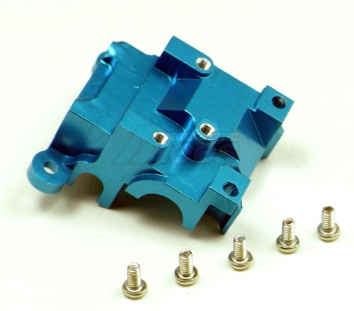 GPM Racing XMods Evolution Truck Aluminum Front Gear Box Front Cover With Screws Set Blue
