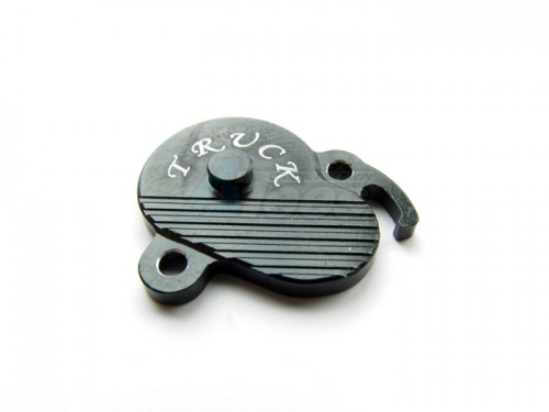 GPM Racing XMods Evolution Truck Aluminum Main Gear Protector Black