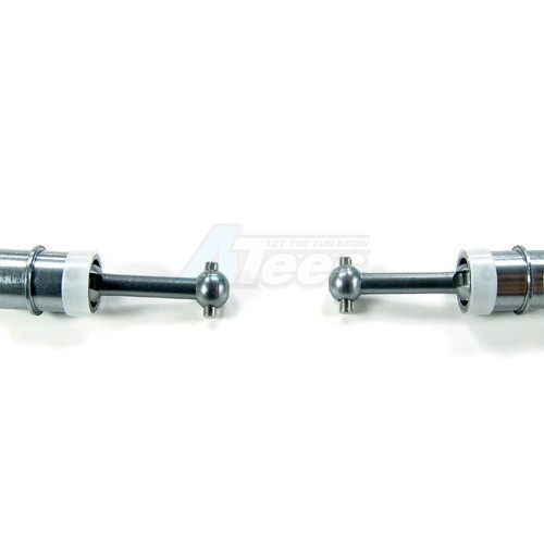 GPM Racing XMods Evolution Truck Aluminum Rear Universal Swing Shaft (cvd Design) For 2WD & 4WD - 1 Pair Gun Metal