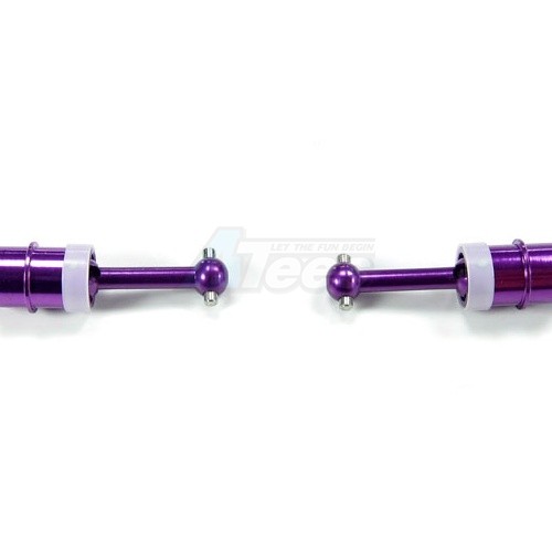 GPM Racing XMods Evolution Truck Aluminum Rear Universal Swing Shaft (cvd Design) For 2WD & 4WD - 1 Pair Purple