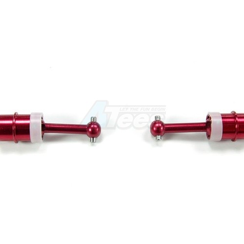 GPM Racing XMods Evolution Truck Aluminum Rear Universal Swing Shaft (cvd Design) For 2WD & 4WD - 1 Pair Red