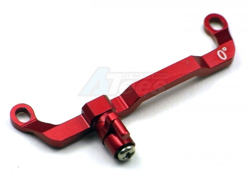 GPM Racing XMods Evolution Truck Aluminum Steering Plate (0 degree) Red