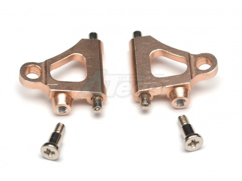 GPM Racing Xmods Evolution Truck Aluminum Front Lower Arm With Screws - 1pr Set Champaign