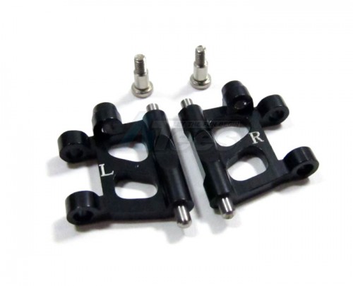 GPM Racing XMods Evolution Truck Aluminum Rear Lower Arm With Screws - 1pr Set Black