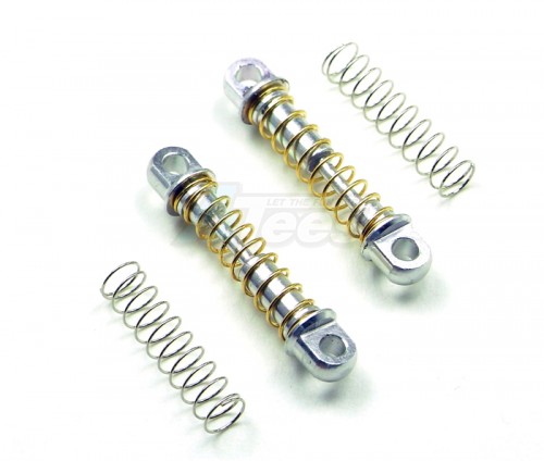GPM Racing XMods Evolution Truck Aluminum Front Shocks (22mm) With Springs - 1 Pair Silver