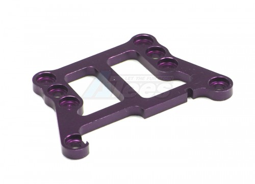 GPM Racing XMods XMods Aluminum Front Upper Plate Connects to Front Gear Box -1PC Purple