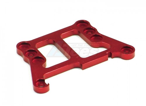 GPM Racing XMods XMods Aluminum Front Upper Plate Connects to Front Gear Box Red