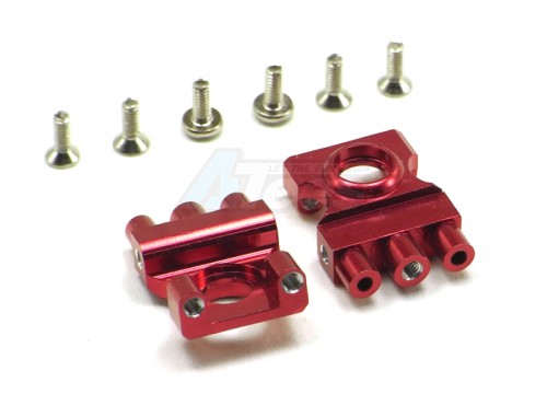 GPM Racing XMods XMods Aluminum Front Gear Box W/ Screws Red