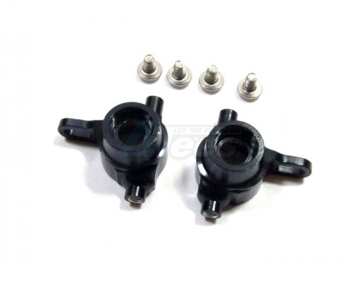 GPM Racing XMods XMods Aluminum Front Knuckle Arm With Screws - 1pr Set Black