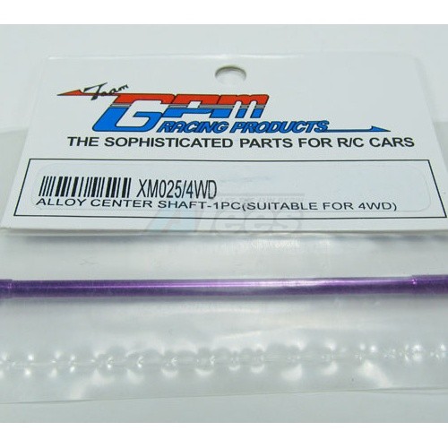 GPM Racing XMods XMods Aluminum Center Shaft - 1 Piece Purple