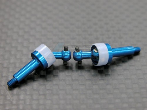 GPM Racing XMods XMods Aluminum Front Wheel Shaft 4WD Blue