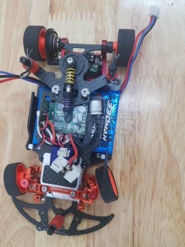 GPM Racing XMods XMods Aluminum Steering Plate ( Toe - In 2 Deg ) Violet