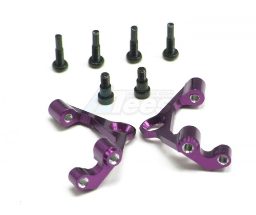 GPM Racing XMods XMods Aluminum Front Upper Arm Set Purple