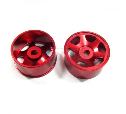 GPM Racing XMods XMods Aluminum Rear Sinkage Rims (6 Poles) For Xm, Xme - 1pr Red