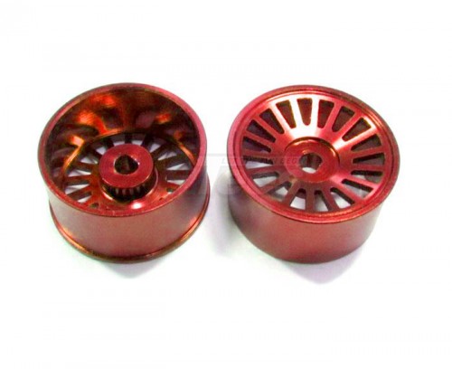 GPM Racing XMods XMods Aluminum Front Sinkage Rims (18 Poles) For XM, XME - 1 Pair Red