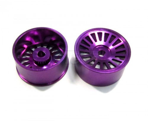 GPM Racing XMods XMods Aluminum Rear Sinkage Rims (18 Poles) For Xm, Xme - 1pr Purple