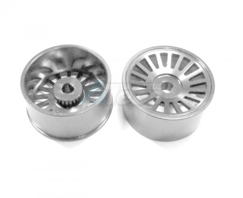 GPM Racing XMods XMods Aluminum Rear Sinkage Rims (18 Poles) For Generation 1, Evolution - 1 Pair Silver