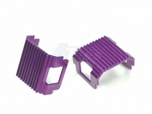 GPM Racing XMods XMods Aluminum Battery Heat Sink Mount - 1 Pair Purple
