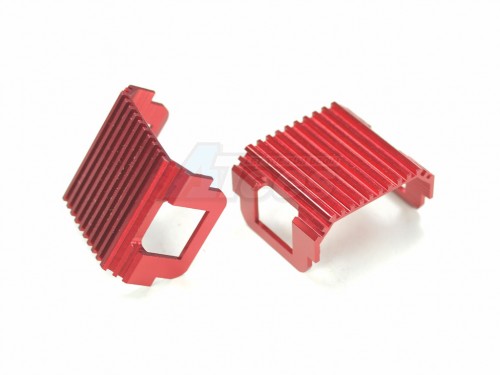 GPM Racing XMods XMods Aluminum Battery Heat Sink Mount - 1 Pair Red