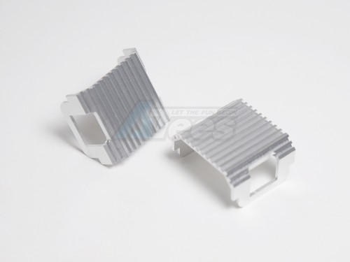 GPM Racing XMods XMods Aluminum Battery Heat Sink Mount Silver