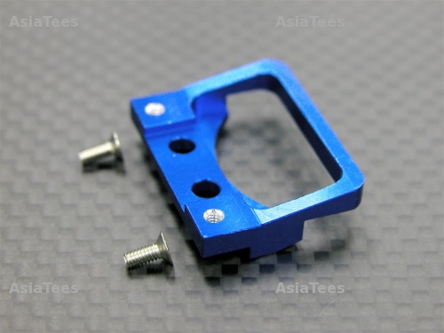 GPM Racing XMods XMods Aluminum Body Lock Plate With Screws (for Supra)- 1 Piece Set Blue