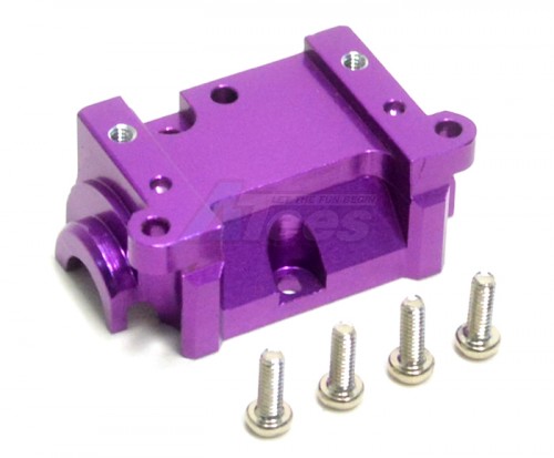 GPM Racing XMods Evolution Touring Aluminum Rear Gear Box Rear Cover With Screws Set Purple