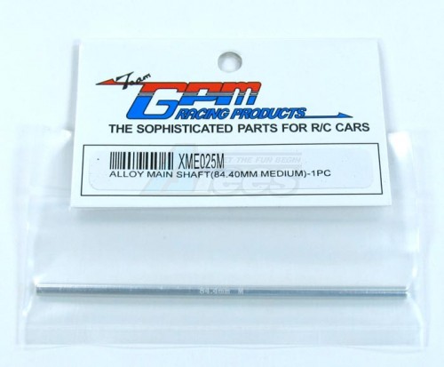 GPM Racing XMods Street Aluminum Main Shaft (84.40mm Medium) - 1 Piece Silver