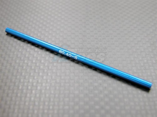 GPM Racing XMods Evolution Touring Aluminum Main Shaft (80.40mm Short) - 1 Piece Blue